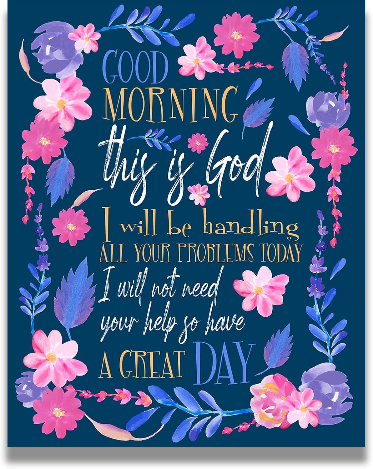 Positive Inspirational Quotes Wall Decor Good Morning