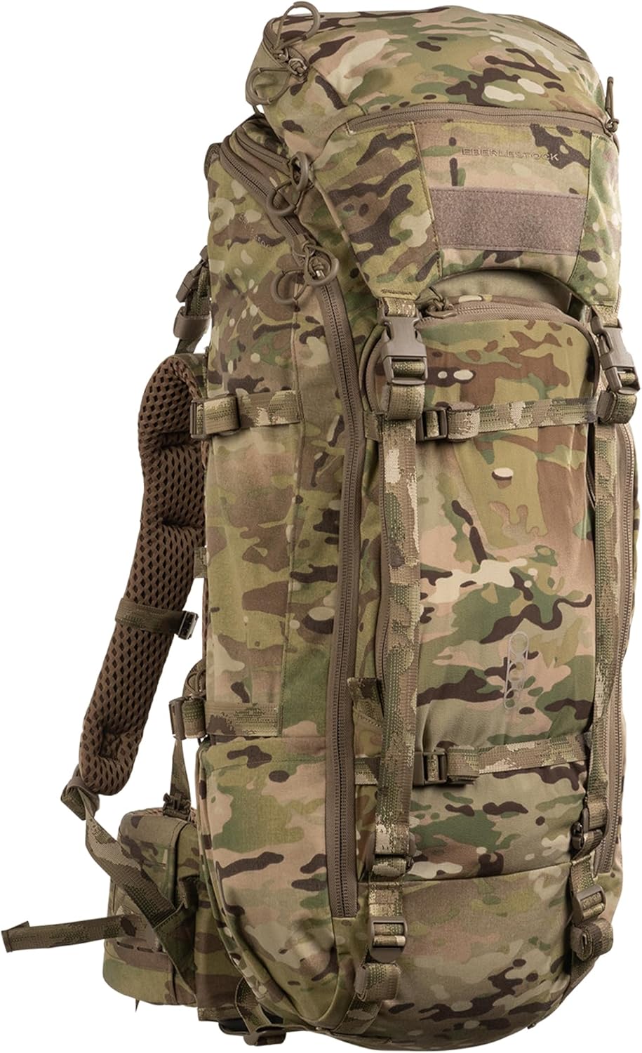 Eberlestock Brute 4500 Hunting Pack – Internal Frame Backpack with Cradle Hip Belt, Contour Shoulder Harness, 4500ci Capacity for 2–3 Day Hunts – Military Green