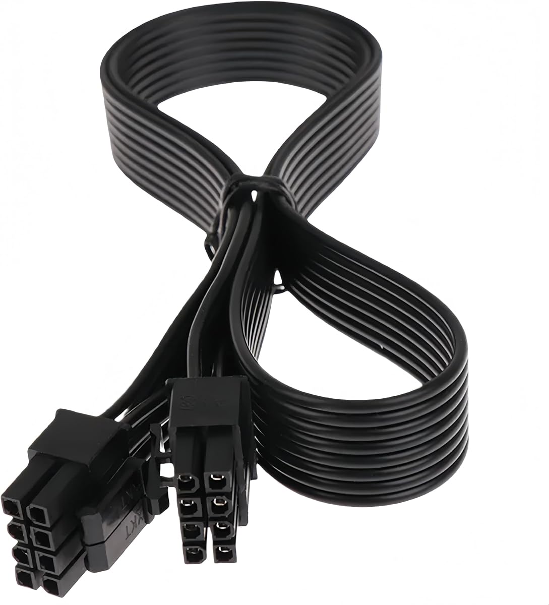 CPU Cable for EVGA PSUs – 8 Pin Male to 8 Pin (4+4 Detachable) Male EPS-12V Motherboard Power Adapter, 18AWG Sleeved 25-inch (63cm) for EVGA Modular Power Supply (Not PCIe – Not for GPU)