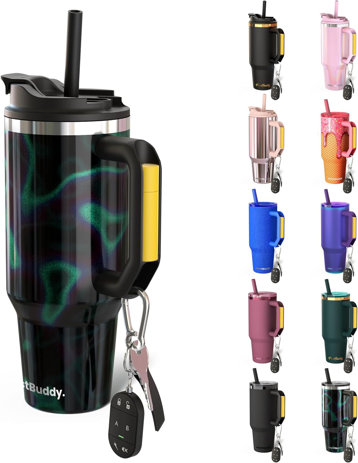 Frost Buddy Thicc Buddy 40oz Tumbler - Stainless Steel (Northern Lights)