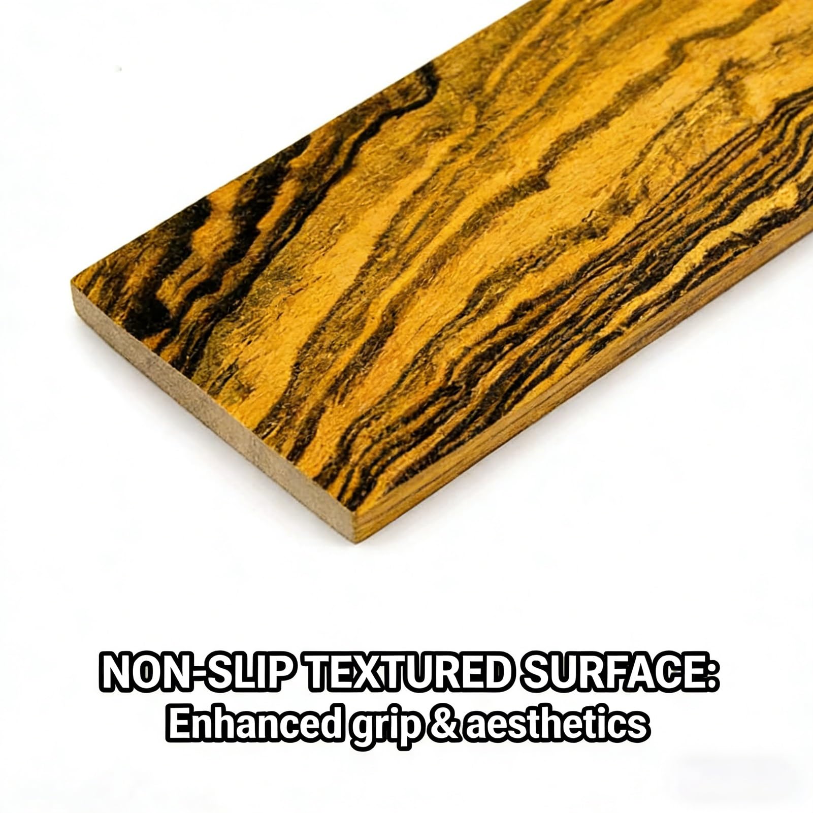 Messergriff Waage 2er-Pack Holz-Messergriffmaterial, DIY-Schalen Aus Natürlichem Hartholz Für Heimwerkerhandwerk Und Individuelle Messergriffe(120X40X30MM)