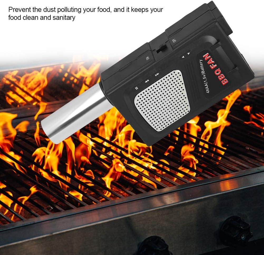 Sorandy Electric Blower, Mini Blower, Portable for Camping Cooking Picnic BBQ