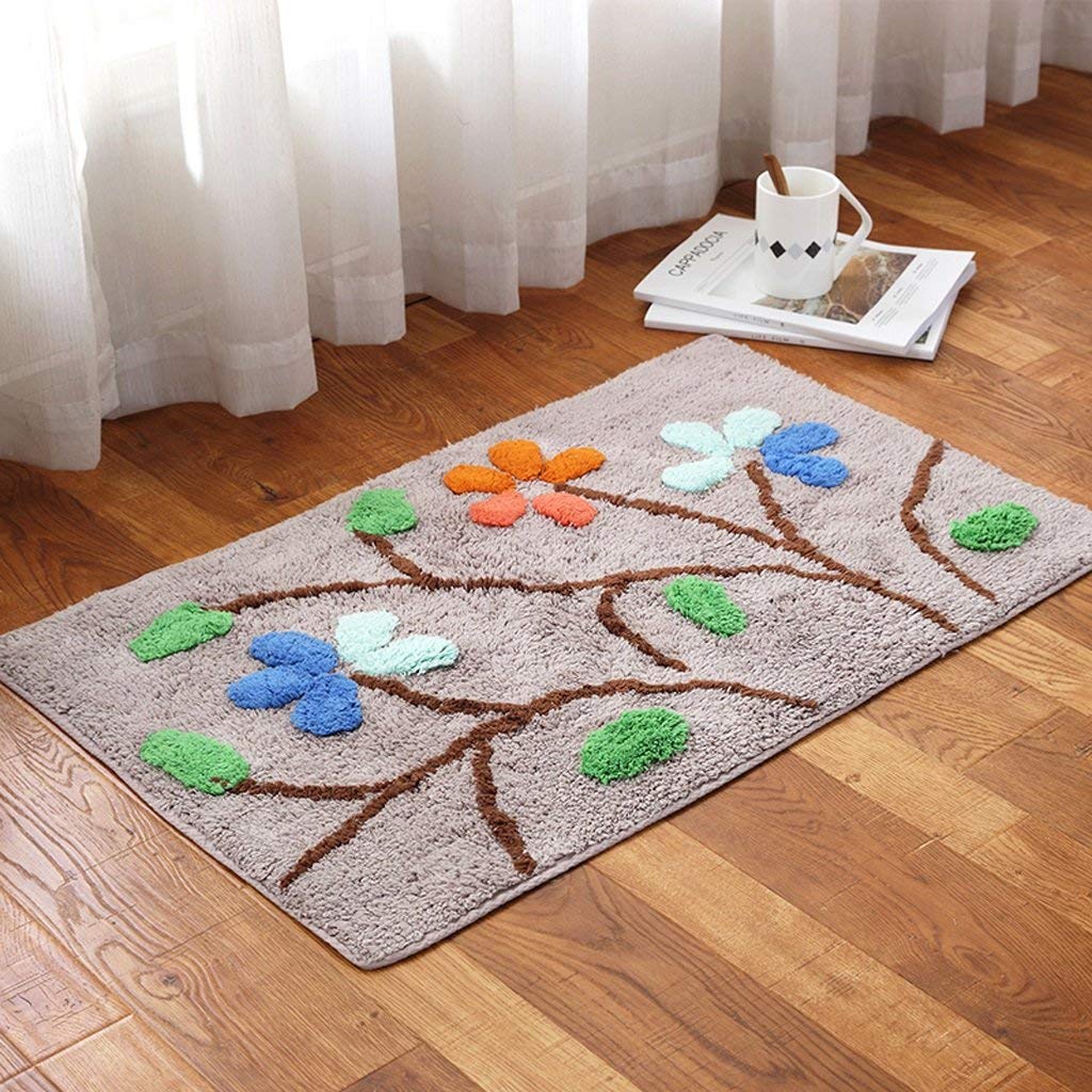 Tapis de bain absorbant ultra doux avec envers antidérapant sécurisé