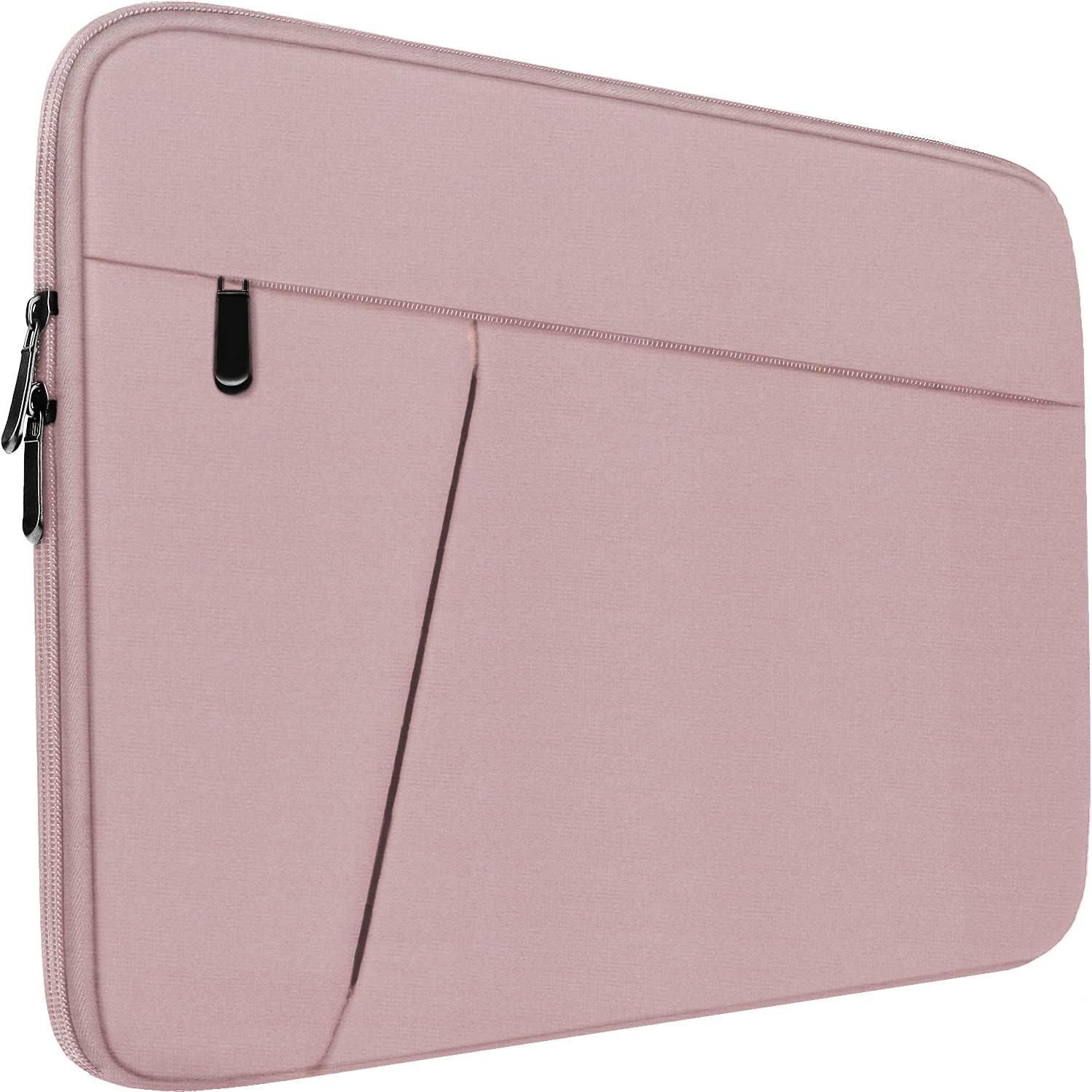 Laptop Case Sleeve 17 inch, Shockproof Protective Computer Carrying Cover with Front Pocket, Durable Laptop Sleeve for 17-17.3 inch HP, Dell, Acer, Asus, Notebook, Black