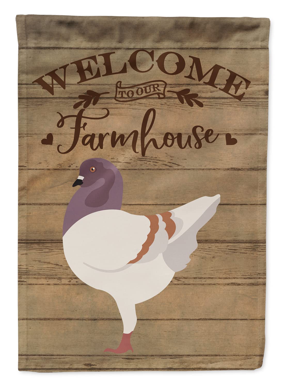 Drapeau Pigeon Modène Allemand Toile Grand Format pour Décoration Jardin