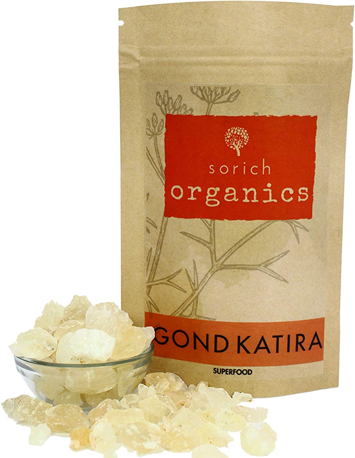 Sorich Organics Tragacanth Gum Gond Katira, 400g