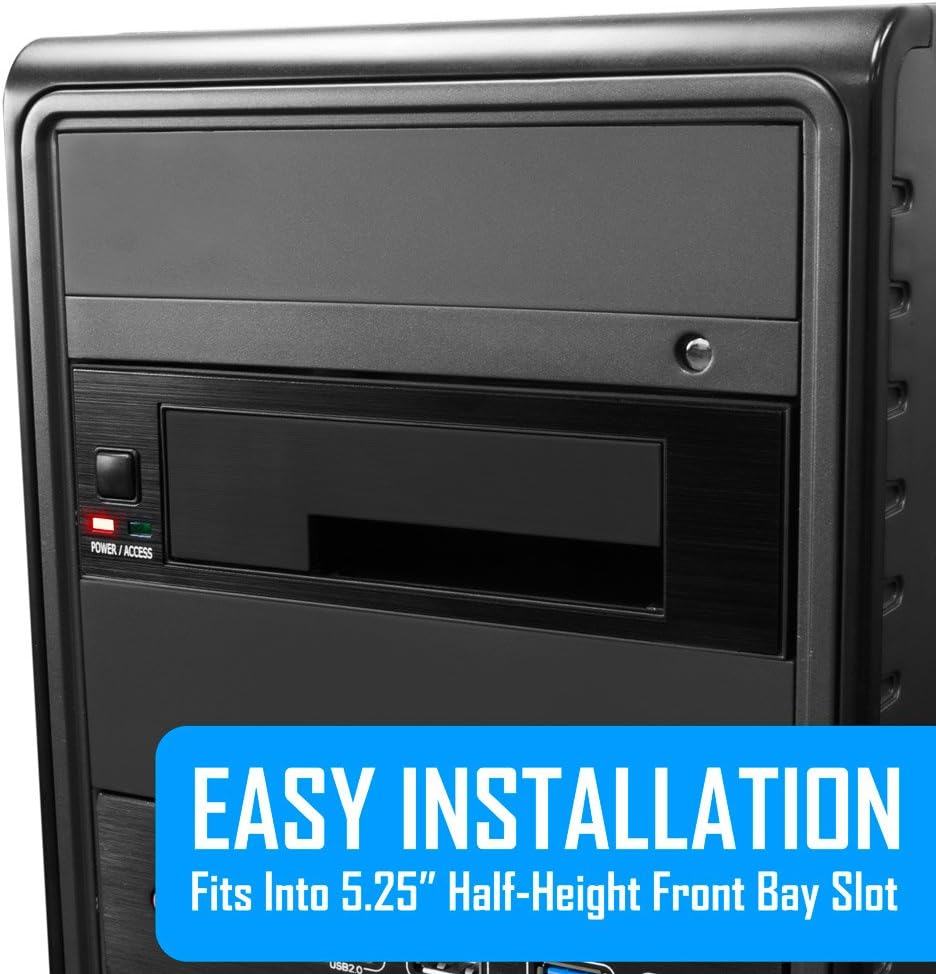 Hоlіdау Dеаlѕ 🛒 Kingwin Universal Hot Swap Mobile Rack For 2.5” or 3.5” SSD/HDD, Internal Tray-Less SATA Hard Drive Backplane Enclosure, Support SATA I/II/III & SAS I/II 6Gbps and [Optimized for 2.5” or 3.5” SSD/HDD]