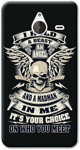 Mixroom Cover Custodia Case TPU Silicone Morbida Per Nokia Lumia 640 X366 Beast Angel And Madman