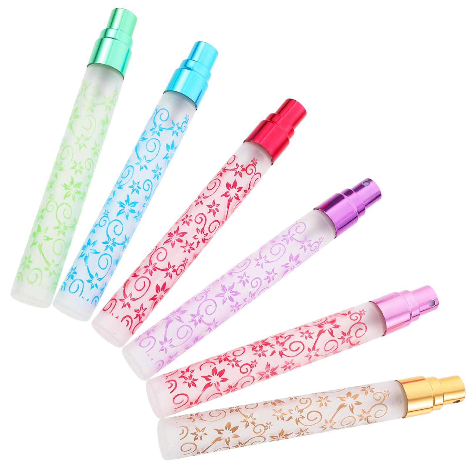4 Set Bottiglie Spray Opaco Per Cosmetici E Profumi Pratiche Per Viaggi Ricaricabili E Riutilizzabili 6 Pezzi*4
