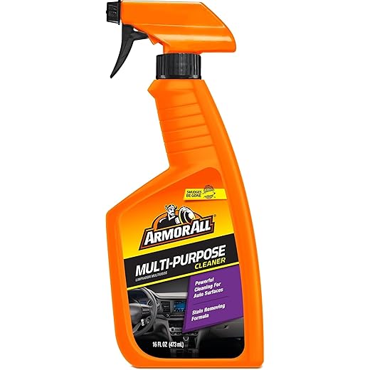 Armor All Multi Purpose Cleaner , Car Cleaner Spray for All Auto Surfaces, 16 Fl Oz