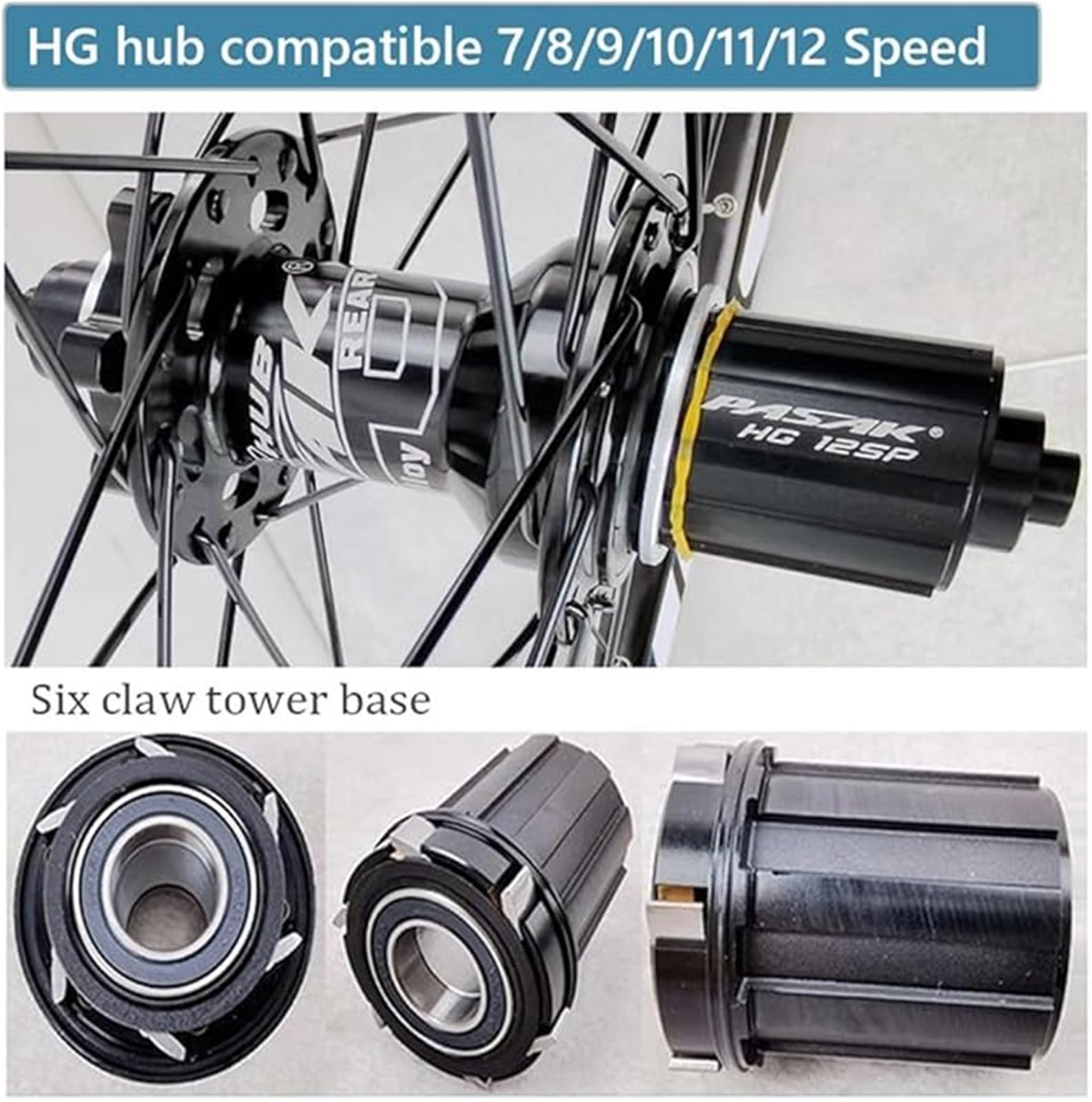 MTB zestaw kół 24/26/27,5/29", hamulec tarczowy, stop aluminium, uszczelnione łożysko, felga tylna 32H, do 7-12 biegów, 2210 g