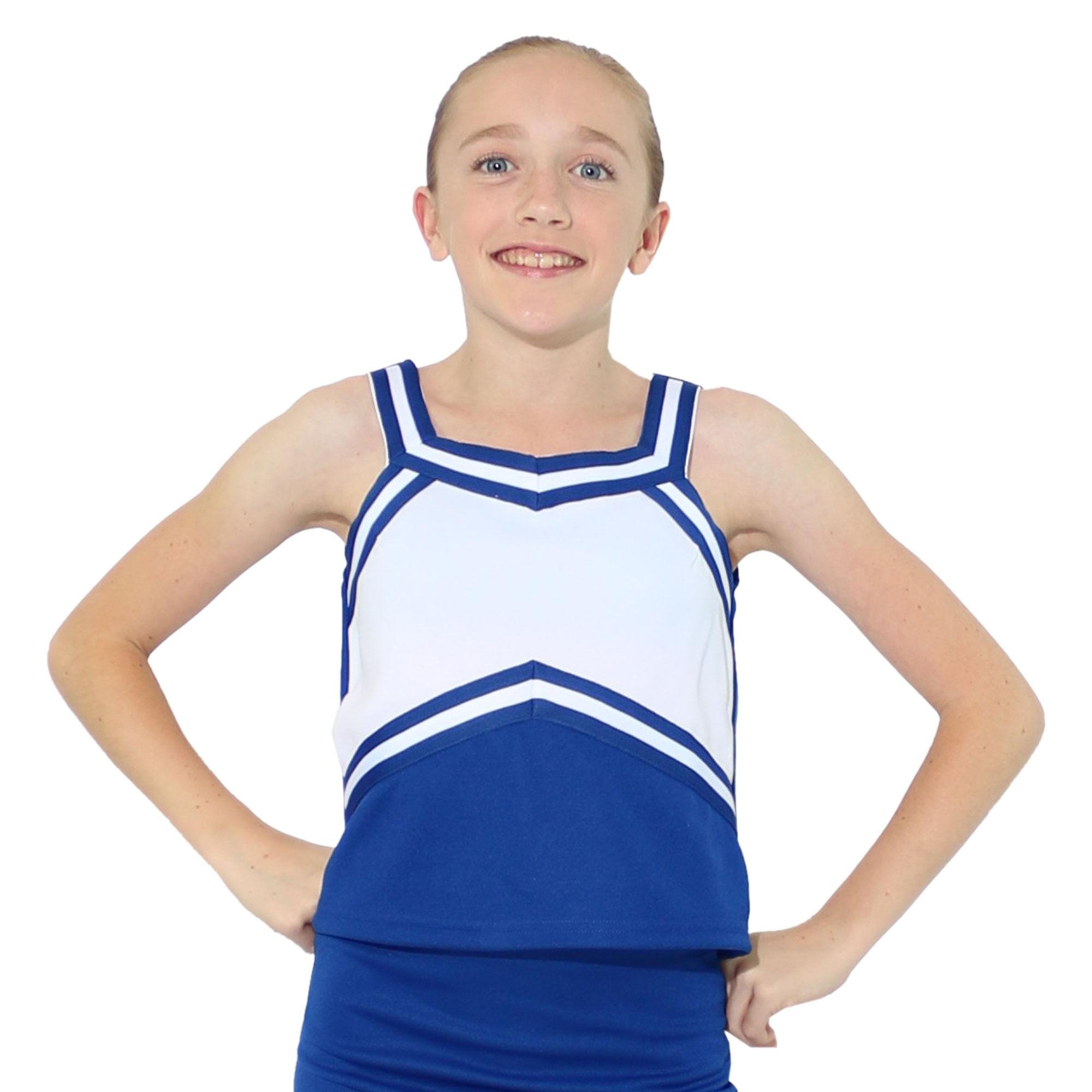 DanzcueGirls Sweetheart Cheerleaders Uniform Shell Top