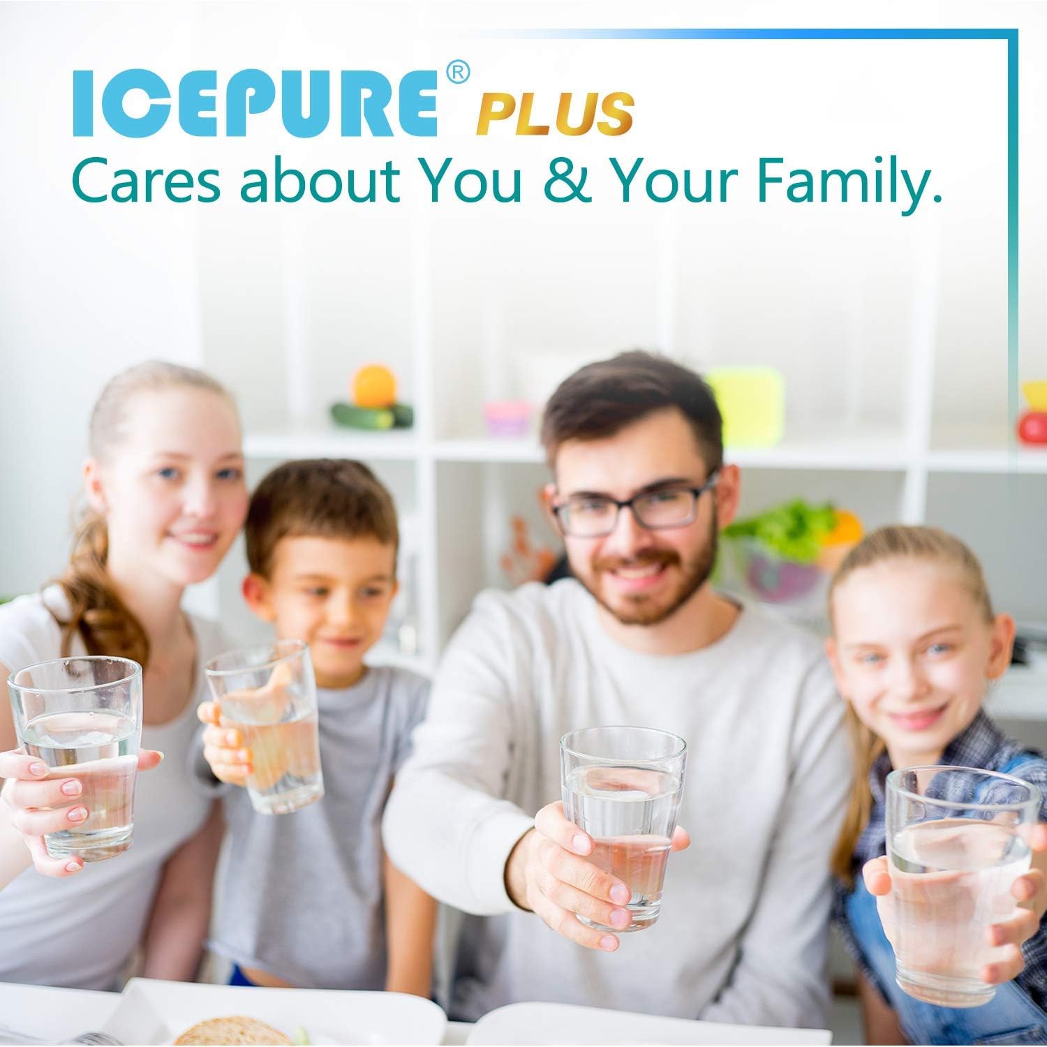 ICEPURE PLUS ADQ747935 NSF/ANSI 53 Certified Replacement for LG LT1000P, Kenmore Elite 9980 LT1000PC ADQ74793501 LT1000 MDJ64844601 RWF4700AC LFXS26973S Refrigerator Water Filter, 2PACK