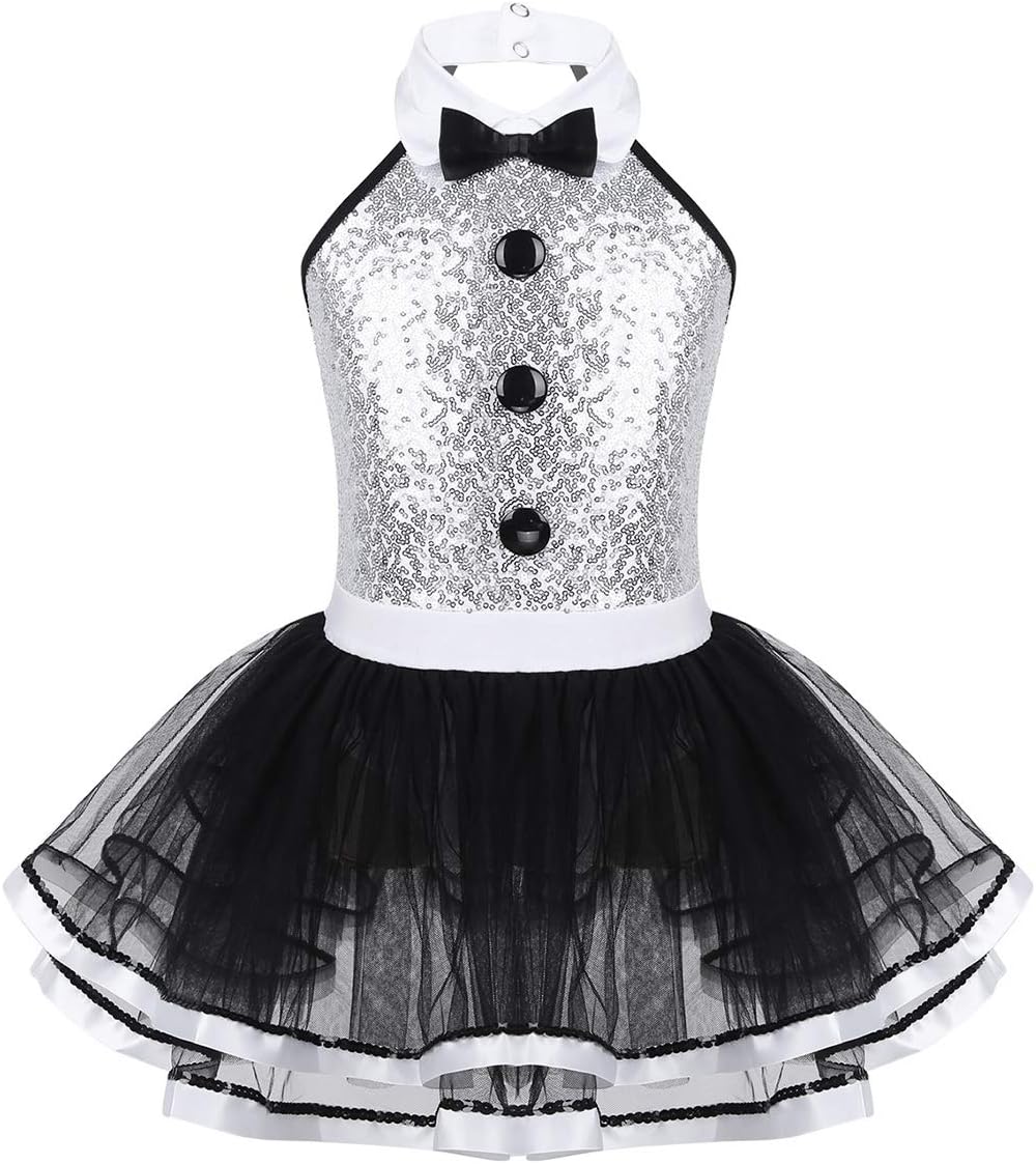 Robe De Danse Ballet Pour Fille - Justaucorps Tutu Princesse - Pour Cours De Gym Ou Danse