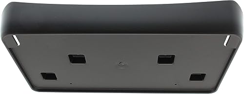 Miniatura 4 de Evan Fischer Soporte de placa compatible con Jeep Grand Cherokee 2017-2021, se adapta a Jeep Grand Cherokee WK 2022, frontal tipo 2 negro