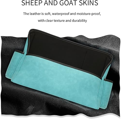 Miniatura 6 de Soporte para bolso de coche entre asientos con múltiples bolsillos para automóvil, bolsa de almacenamiento de gran capacidad, forro interior