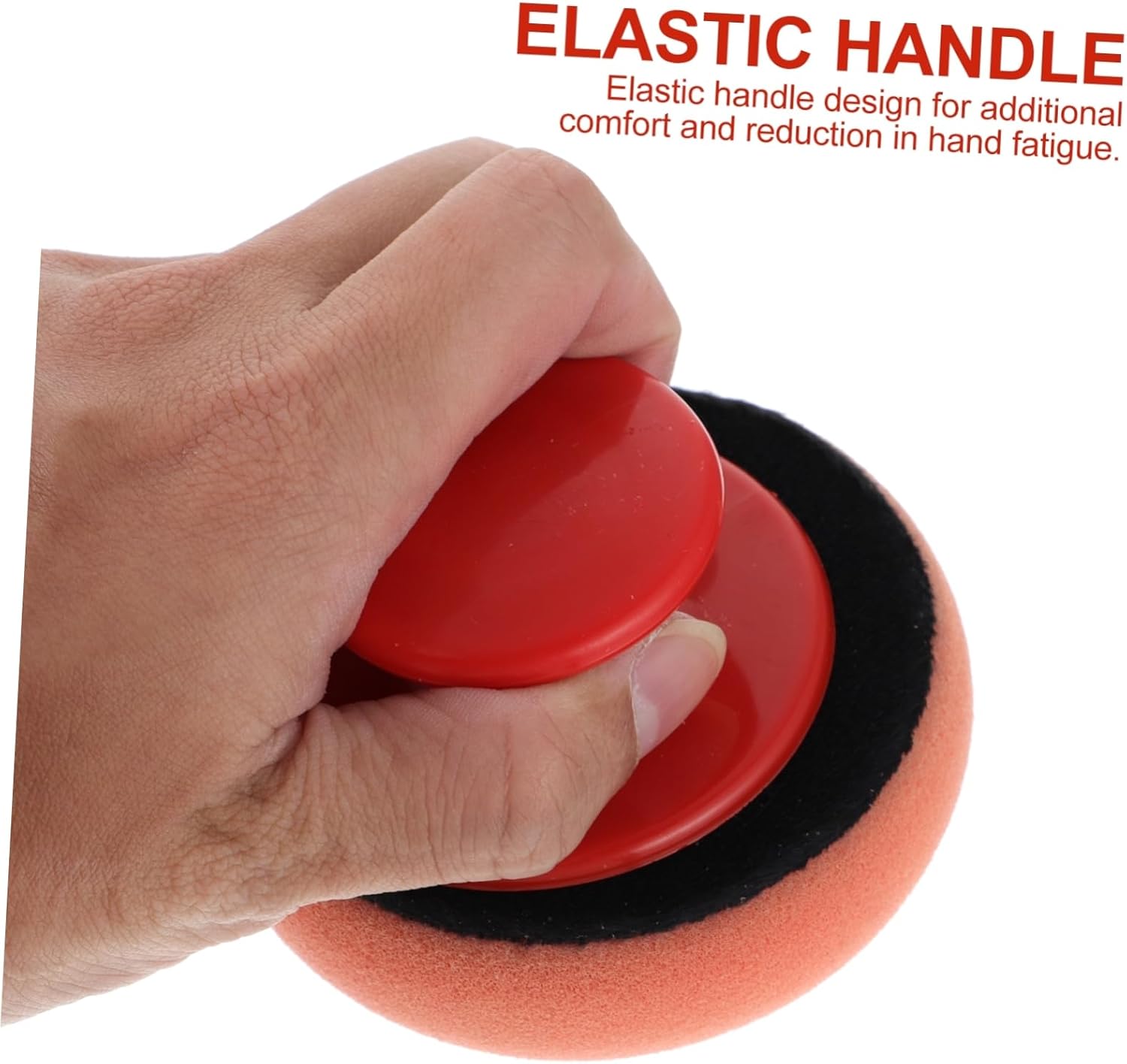 5Pcs Car Wax Applicator Kit with Ergonomic Handle Microfiber Polishing Pads for Waxing and Buffing Suitable for All Coat Paints Easy to Clean and Reuse