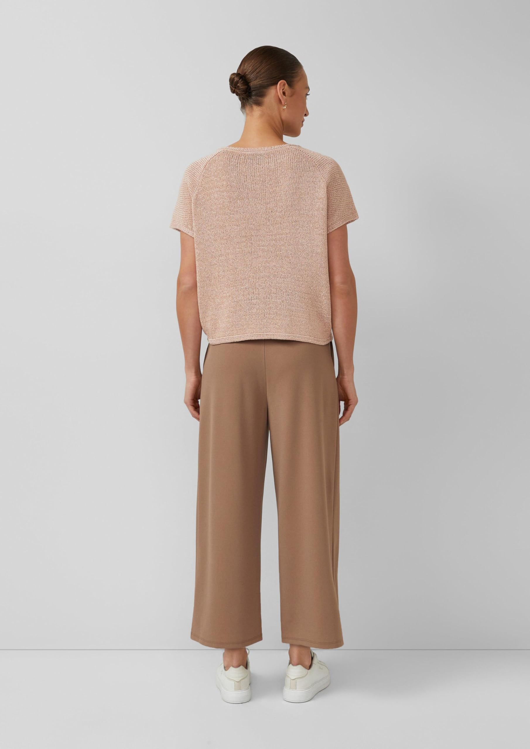 s.Oliver Strickpullover im Relaxed Fit mit U-Boot-Ausschnitt