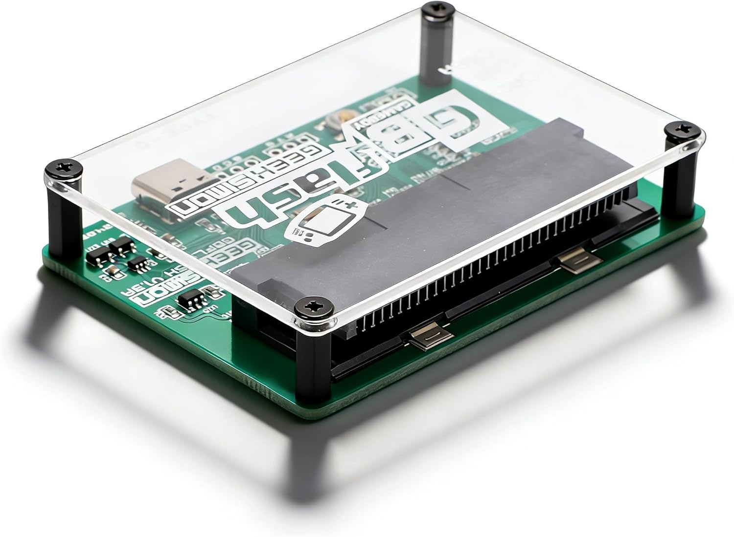 USB Game Card Burner Reader, GBA GBC Game Card Burner Reader, Cartridge Recovery Tool with Type C Data Cable for Gameboy Color Advance Cartridges