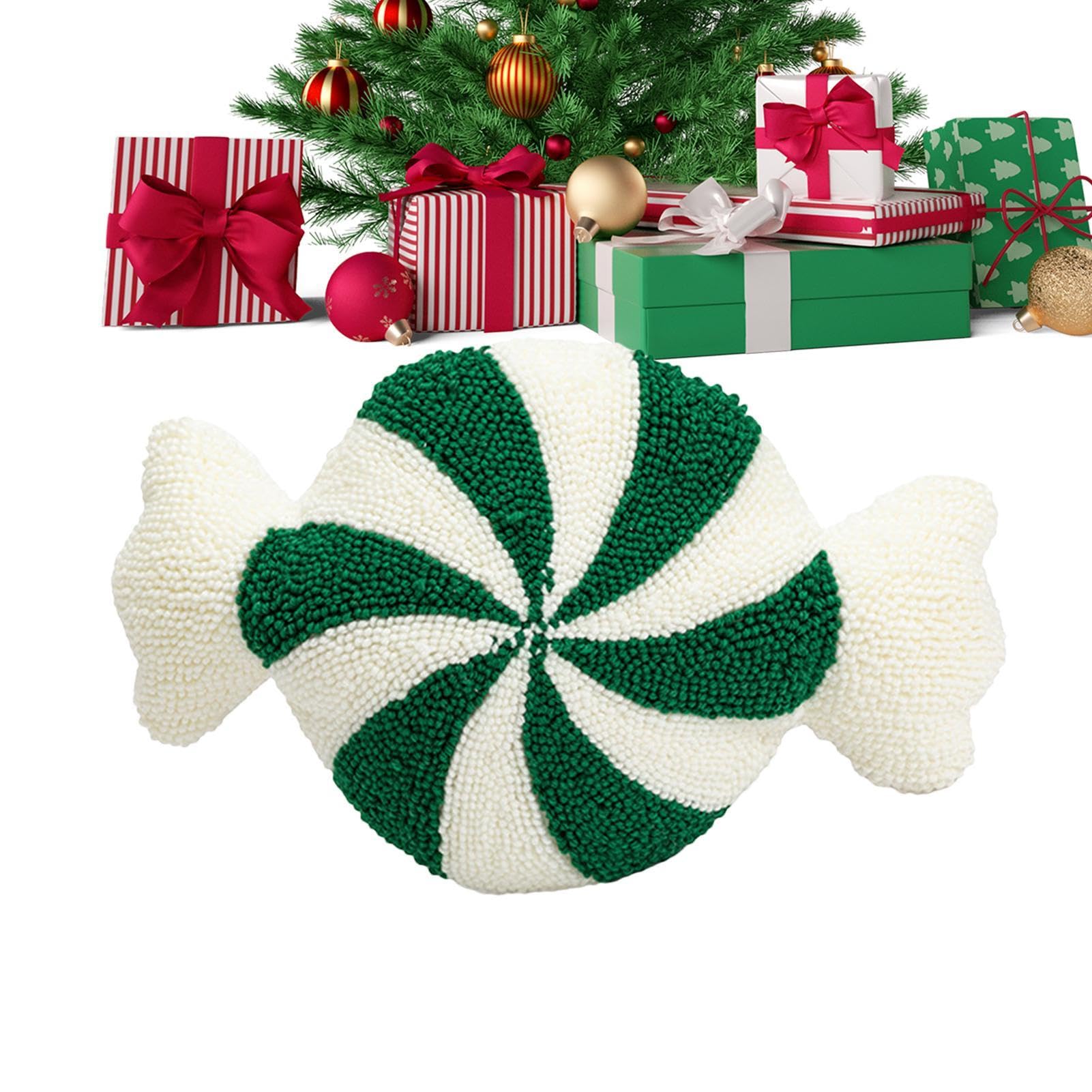 Coussins de Noël en peluche et décorations mignonnes de salon