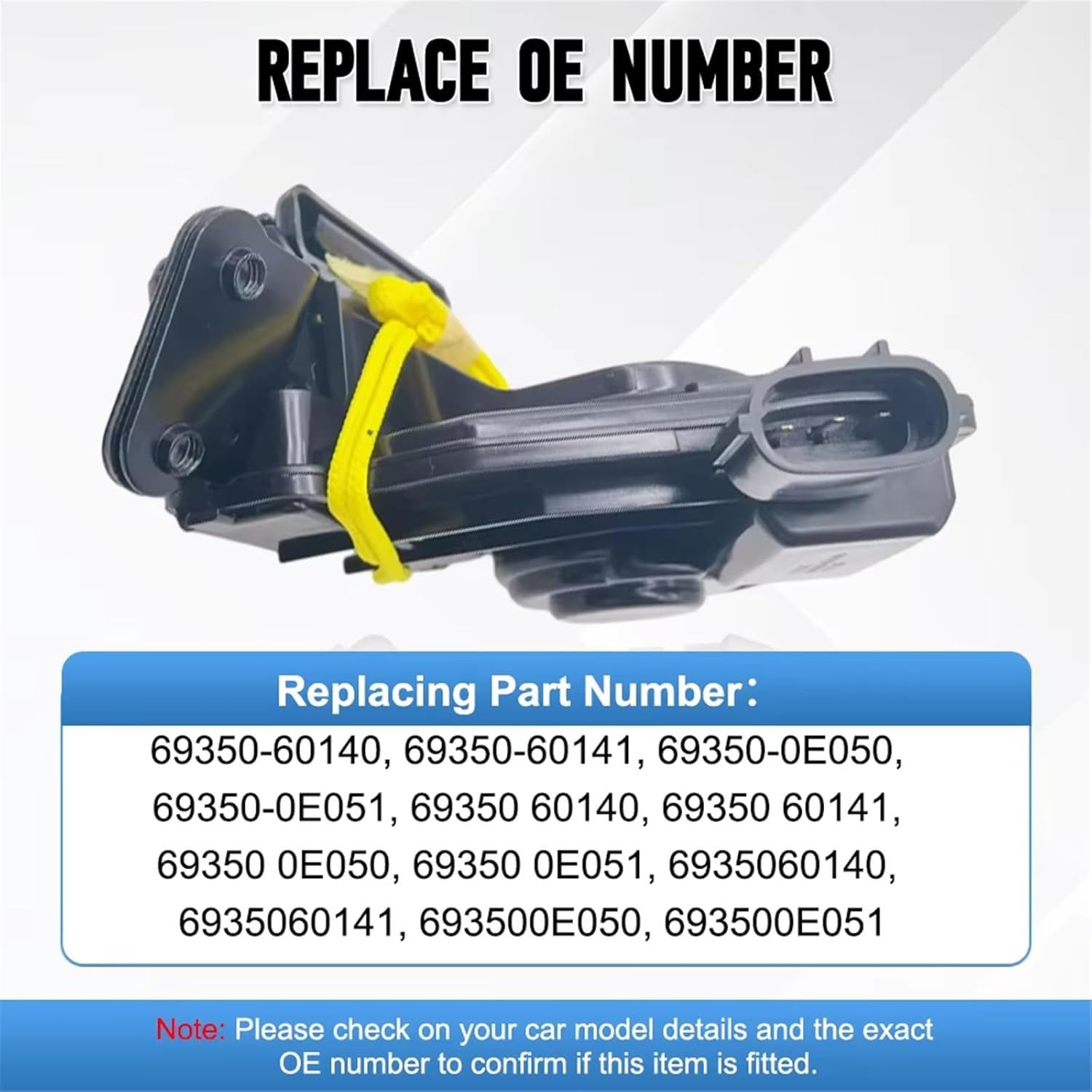 Tailgate Boot Lock Catch Compatible with Toyota for Highlander 2010-2019 Tailgate Boot Lid Trunk Lock Actuator Latch 6935060140 6935060141 693500E050 693500E051