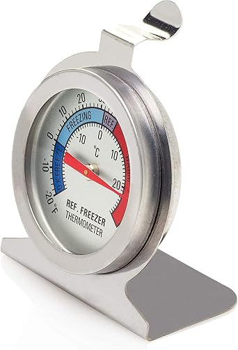 Smart Choice Refrigerator and Freezer Thermometer,20 to 90 Degrees With Easy Read Dial