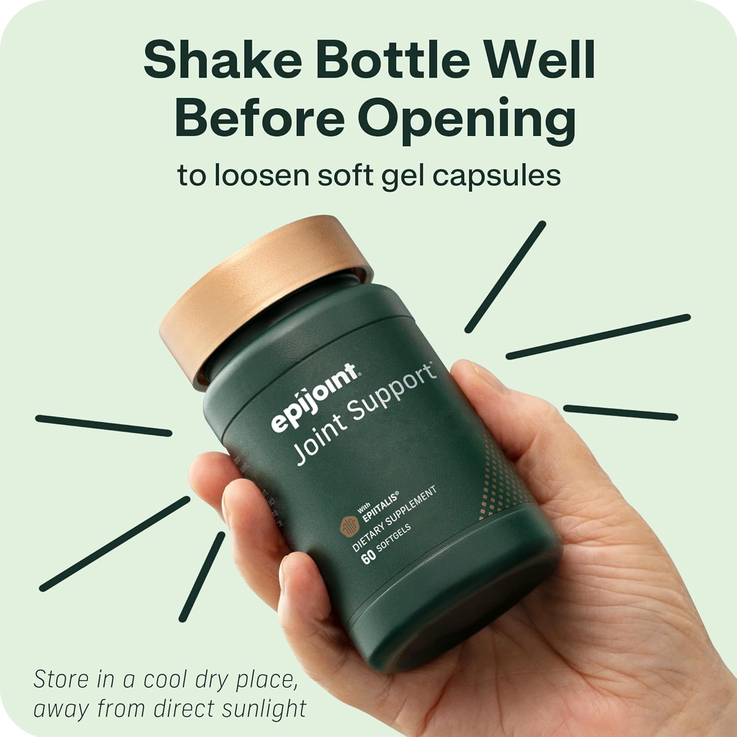 Joint Support – Supports Mobility & Osteoarthritis – May Help Reduce Inflammation with Patented Epiitalis – 60 Capsules - Image 5