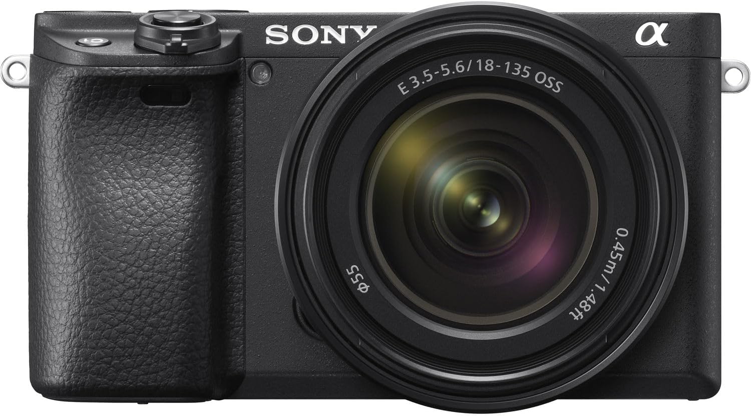Sony a6400 Mirrorless Camera with 18-135mm f/3.5-5.6 Lens Bundle with 64GB SD Card + More | Alpha 6400 E-Mount APS-C Sensor Black