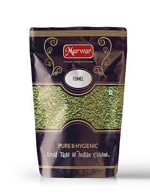 Marwar Saunf Whole (Fennel Seeds) Big Size Sounf, 1 Kg Pouch