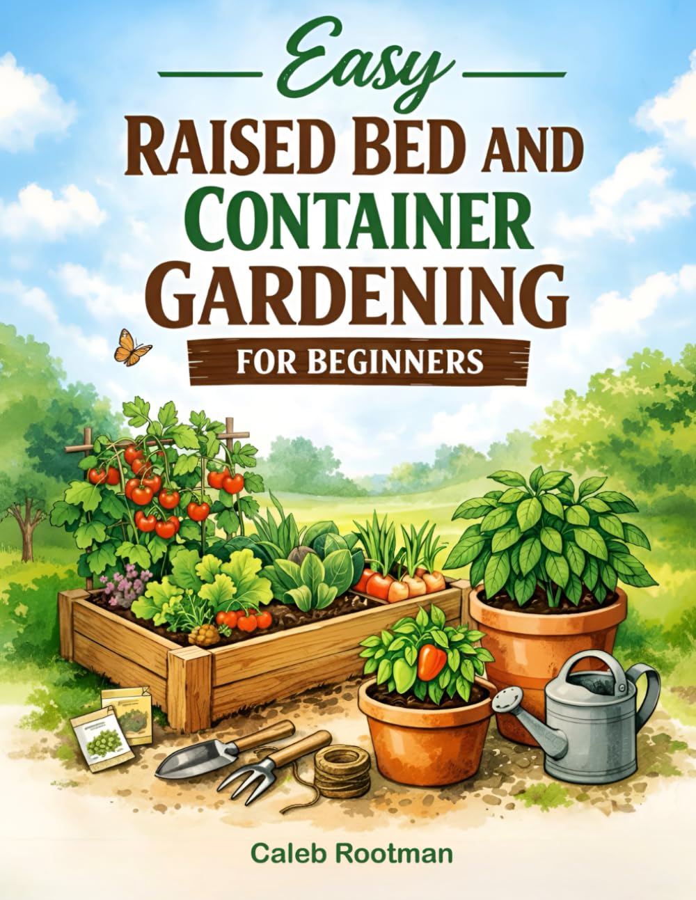 Easy Raised Bed and Container Gardening for Beginners: A Practical Step-by-Step Approach to Organic Vegetable Growing, Natural Pest Control, and Bigger Harvests