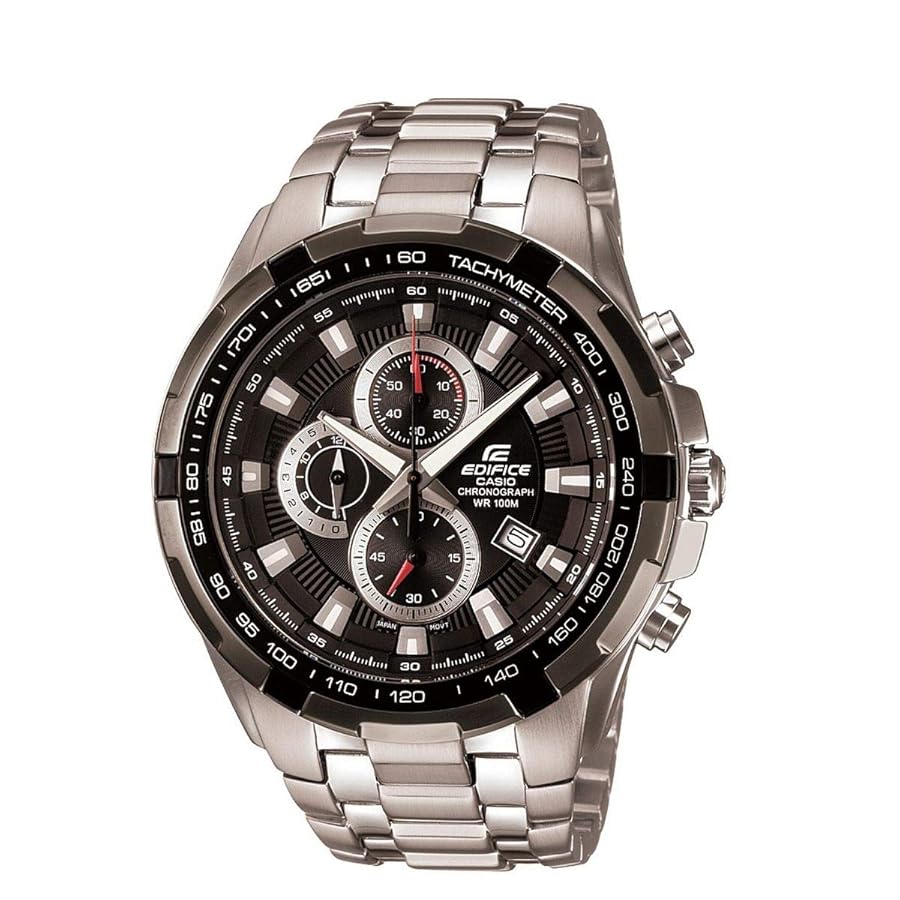 CASIO EDIFICE ステンレススチール 時計 steyk_casioset37_1