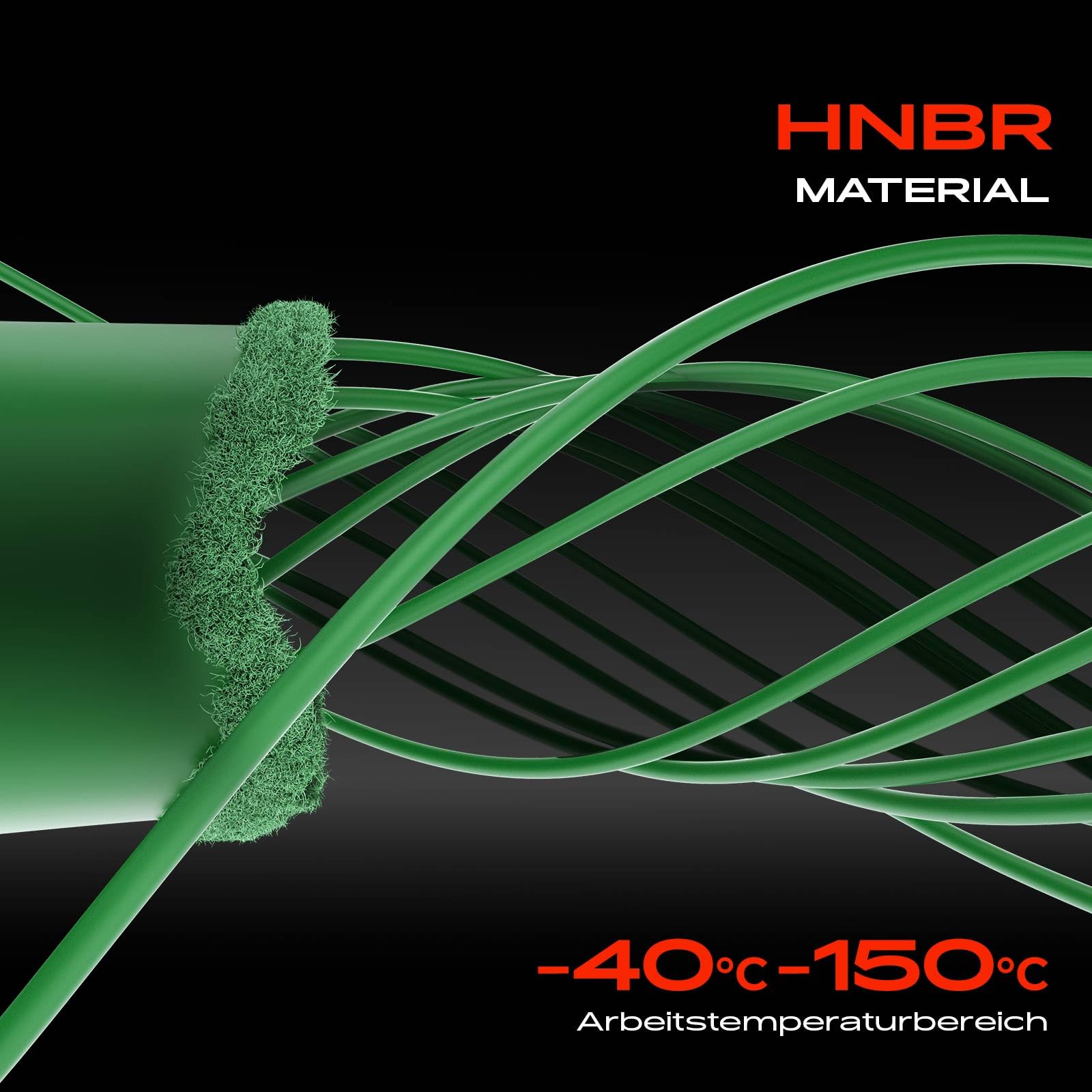 Frankberg Zestaw naprawczy do klimatyzacji, kompatybilny z uniwersalnym zestawem naprawczym systemu AC, Exact ID (69,52±0,56 mm) Exact CS(5,33±0,13 mm), HNBR 20 szt