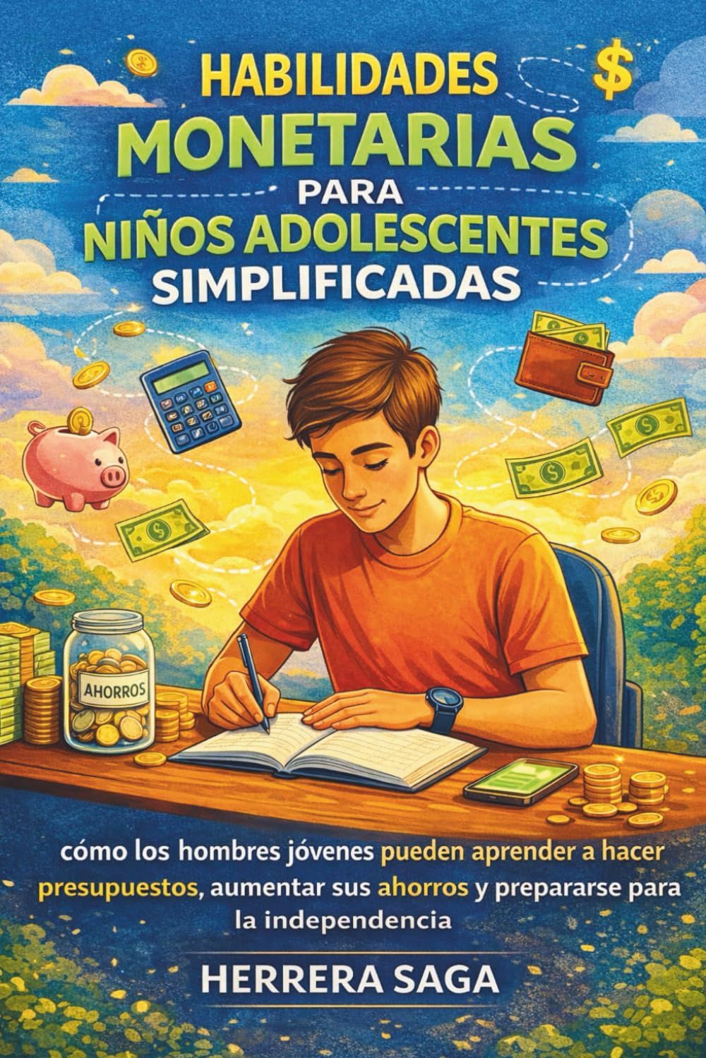 HABILIDADES MONETARIAS PARA NIÑOS ADOLESCENTES SIMPLIFICADAS: cómo los hombres jóvenes pueden aprender a hacer presupuestos, aumentar sus ahorros y prepararse para la independencia