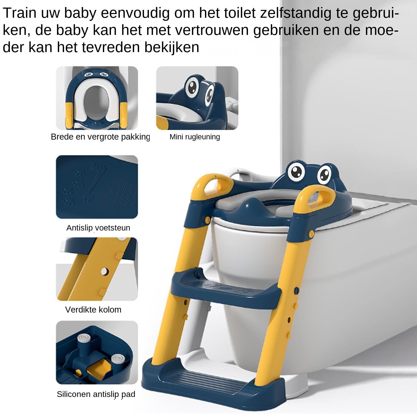 Töpfchen Leiter, Töpfchen Stuhl mit Schritten | Faltbare Toilettenleiter | Töpfchen Treppe - Setzen Sie das Töpfchen auf, rutschfestes Töpfchentraining Tritthocker mit Griffen für die Reise