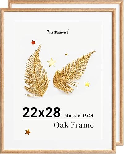 Miniatura 282 de Fun Memories Portarretratos de metal de 16 x 20 pulgadas con paspartú de 11 x 14 pulgadas, acabado de aluminio cepillado, parte delantera de vidrio