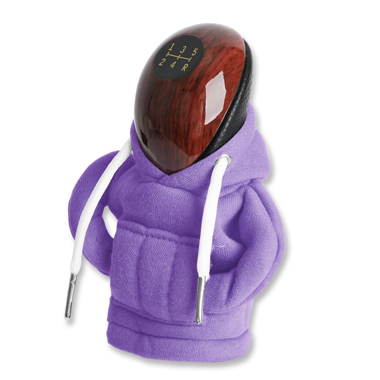Lohca Gear Shift Hoodie - Universal - Shifter Hoodie Shift Knob Hoodie Car Shifter Hoodie - New Driver Gifts - Car Gifts for Men Women, Purple