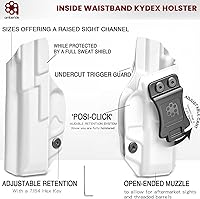 Vista 3 de Amberide Ruger LCP 380 IWB Holster, Kydex Concealed Carry Holster for Ruger LCP .380, No Optic/No Laser, Posi-Click Retention, Sweat Guard