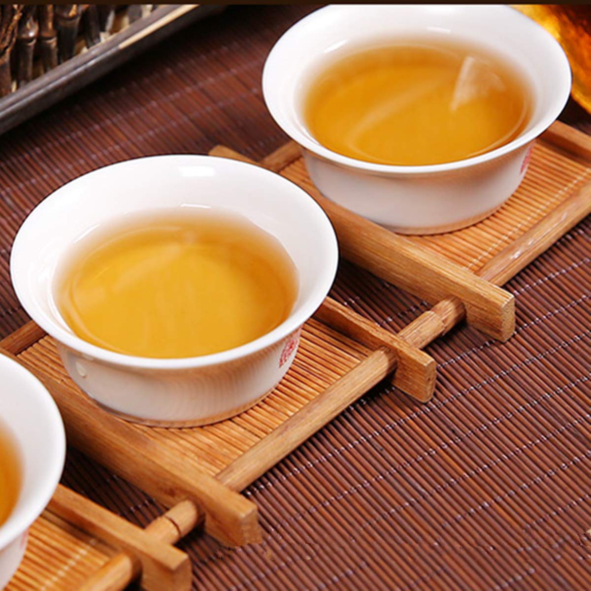 Chinesischer Kräutertee Golden Flower Fu Zhuan Tee Schwarzer Tee 750g Neuer Dufttee Gesundheitspflege Blumentee Hochwertiges gesundes grünes Essen