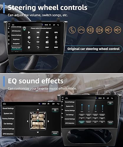 Miniatura 22 de Para Nissan Altima 2008-2012 Android 13 Estéreo de coche 9 pulgadas HD pantalla táctil Radio, inalámbrico CarPlay Android Auto GPS WiFi Bluetooth