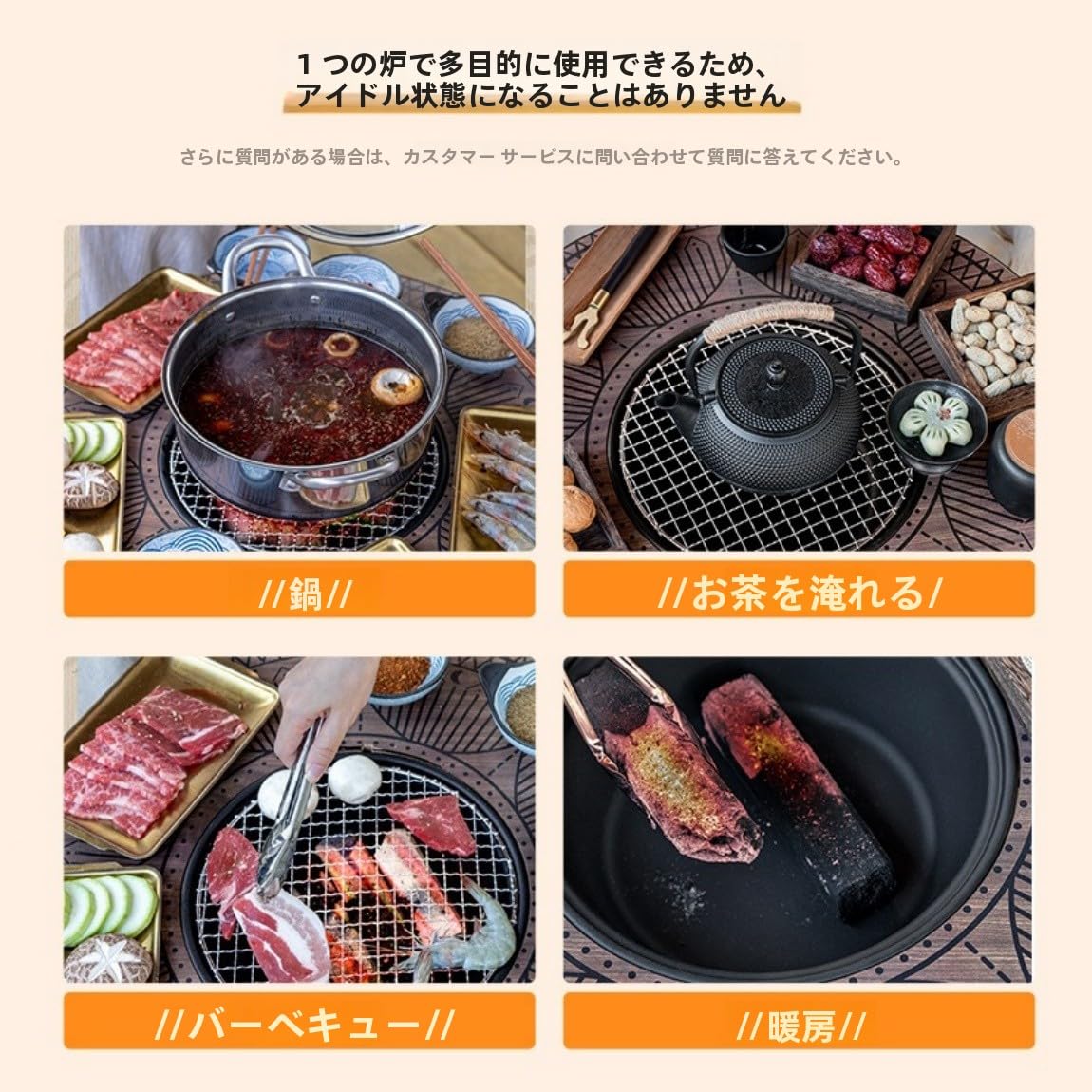 Amazon.co.jp: CatMinBBQテーブル 焼肉コンロ アウトドアキャンプ用多 