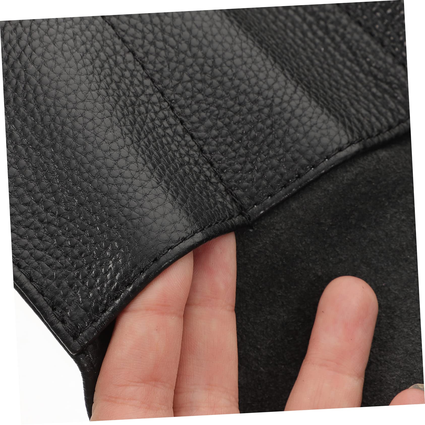 DECHOUS Elegantes Uhrenaufbewahrungsetui aus Leder Tragbare Schwarze Uhrentasche zum Schutz vor Kratzern Leichtes Reiseetui für Uhrenliebhaber im Alltag und Unterwegs