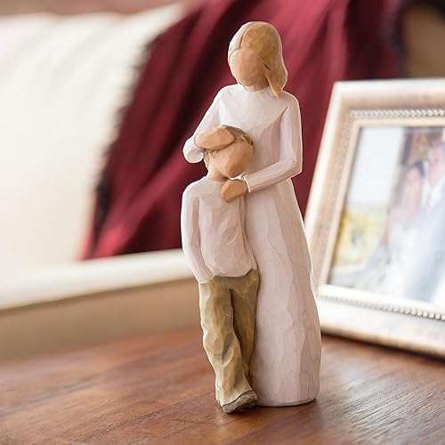 Miniatura 3 de Willow Tree Figura de madre e hijo más figura de My Girls, juego de 2 piezas esculpido pintado a mano