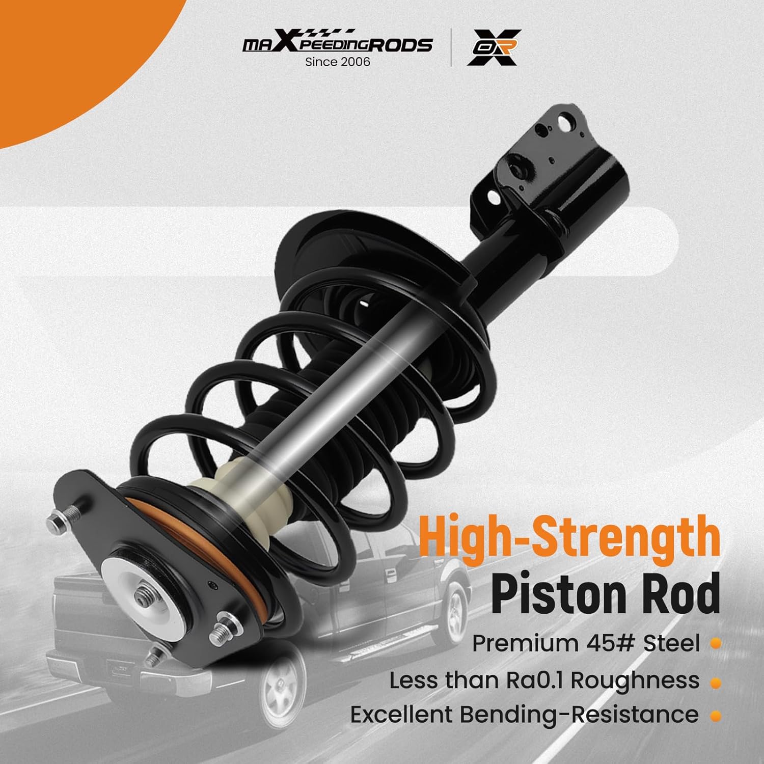 maXpeedingrods 171661 1332303 Front Strut for Chevy Impala Monte Carlo 2000-2013 Buick Allure Century LaCrosse Regal 1997-2009 Pontiac Grand Prix 1997-2003, Shock Absorber Strut Assembly w/Coil Spring