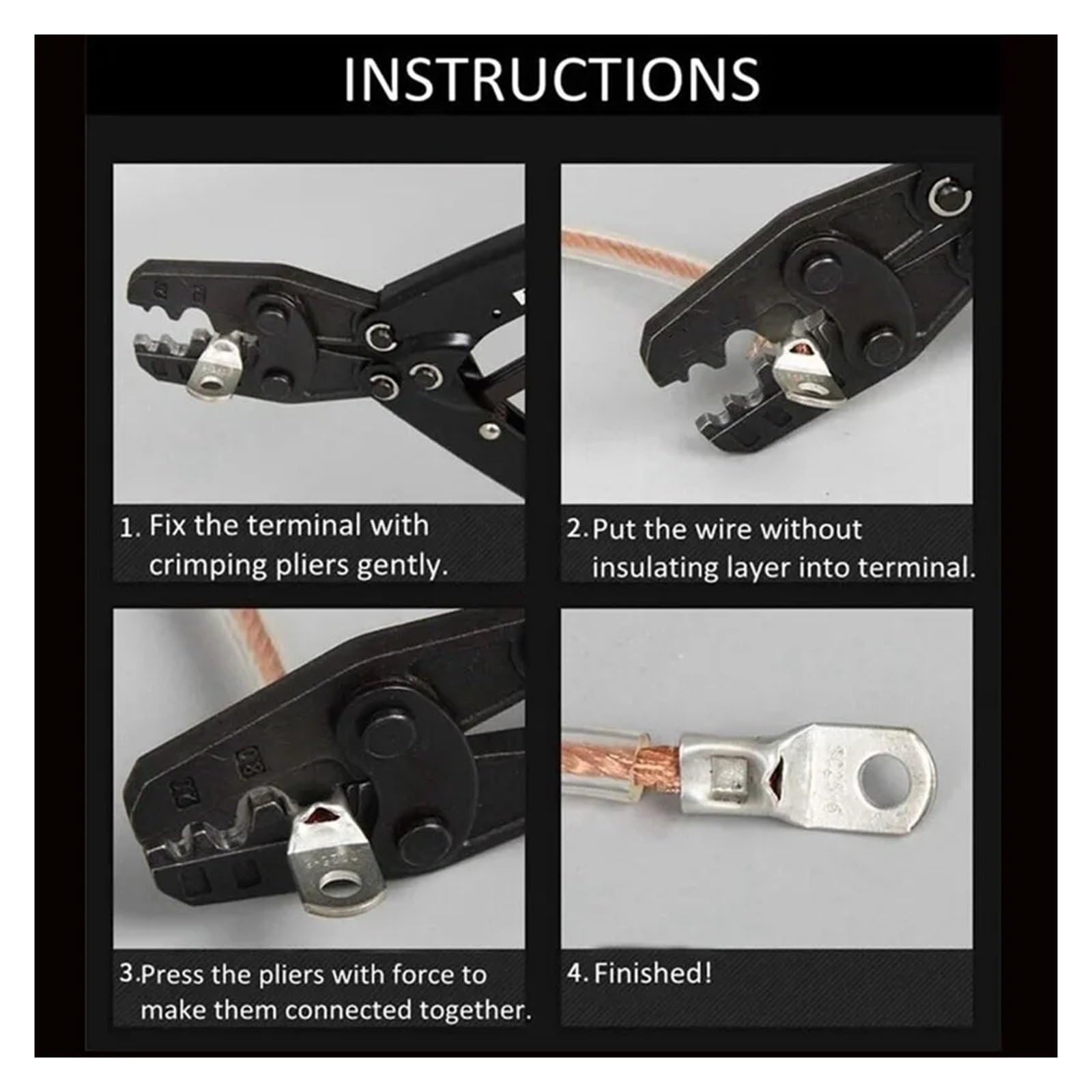 70 stücke Kupfer lock up Terminals SC6/SC10/SC16/SC25 Crimp Anschlüsse for Elektrische Verdrahtung Kabelschuhe