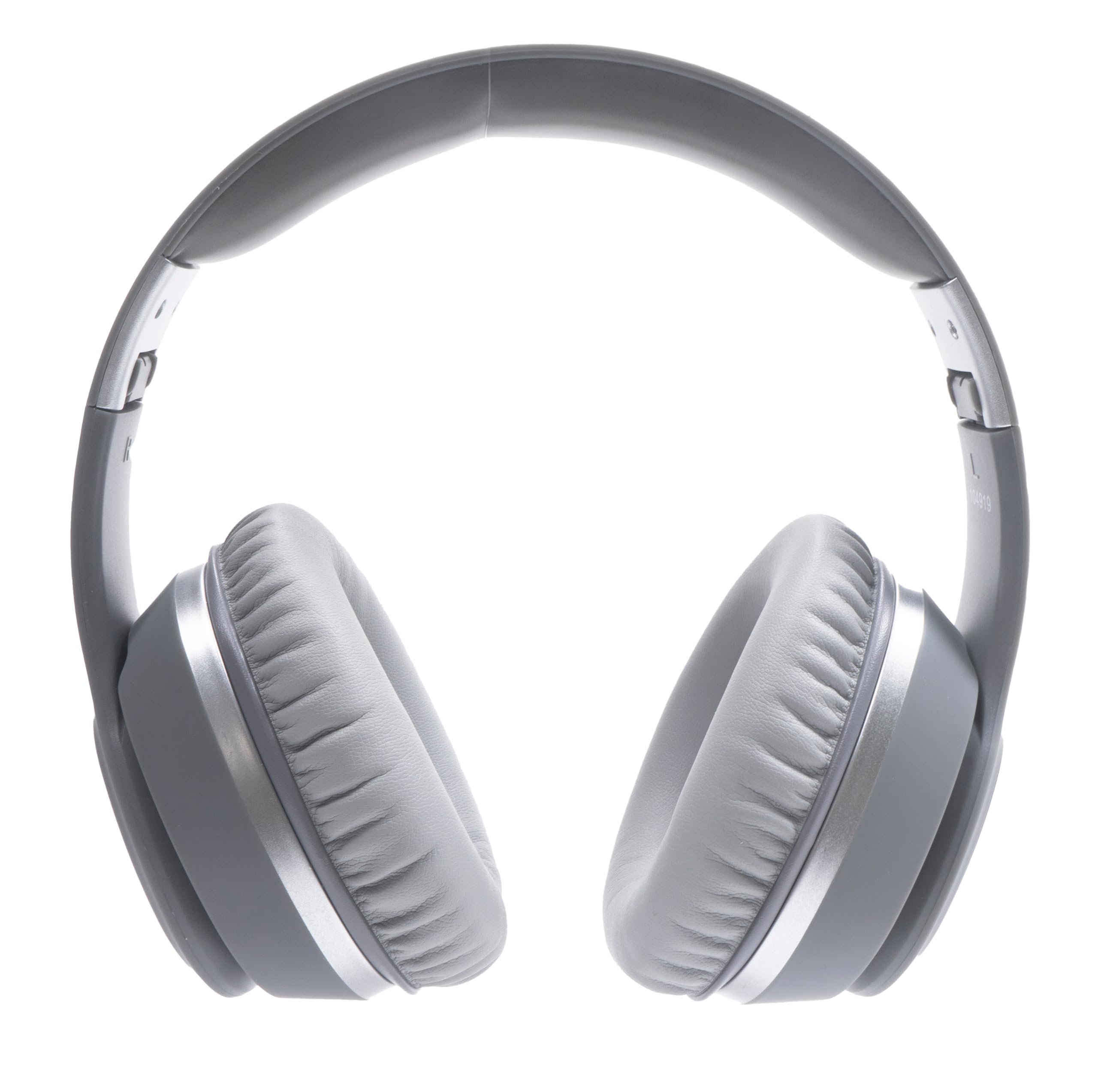 RadioShack Noise-Cancelling Over-Ear Headphones, Wireless Bluetooth Headphones with 400MAH Battery, Gray