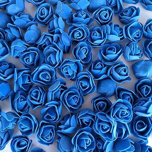 Miniatura 5 de ECYC 500 cabezas de rosas artificiales de 1.18 pulgadas, cabezas de rosas de espuma, sin tallo, para manualidades, hogar, boda, fiesta, decoración,