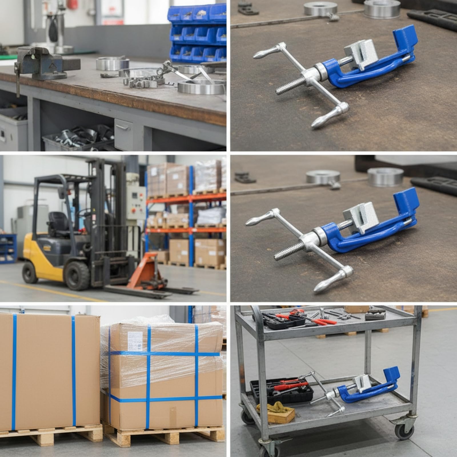 Dispositivo de Atado Manual Herramienta de Flejado Tensador Saca Cintas Sellador de Fleje con Manejo Sencillo y Barra con Puntas de Acero Inoxidable 304 Adecuado para Envíos Almacén Taller