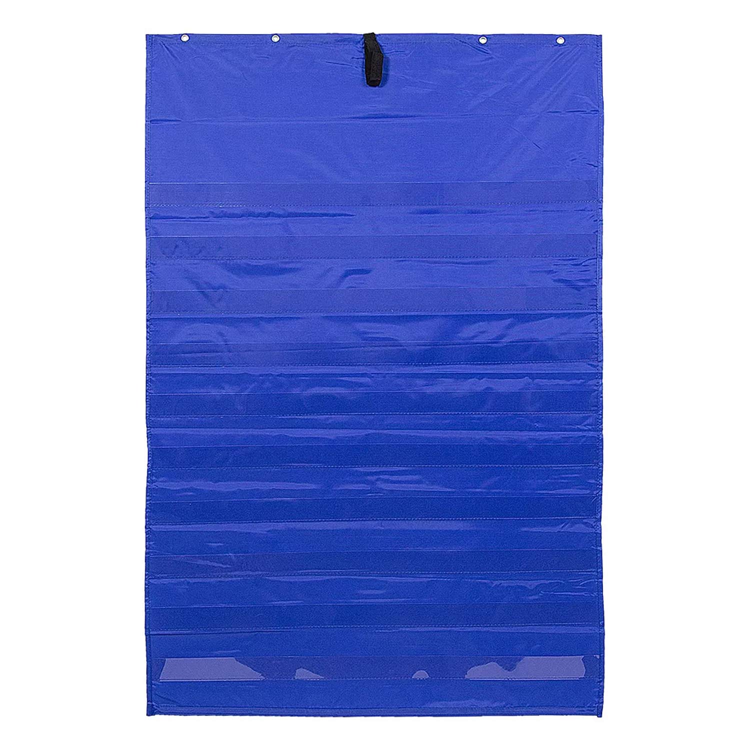 Carson Dellosa Original Pocket Chart, Blue 31" x 42" Organizer With 10 Rows of Pockets, Circle Time Learning Center, Homeschool, and Classroom Must Haves image 2