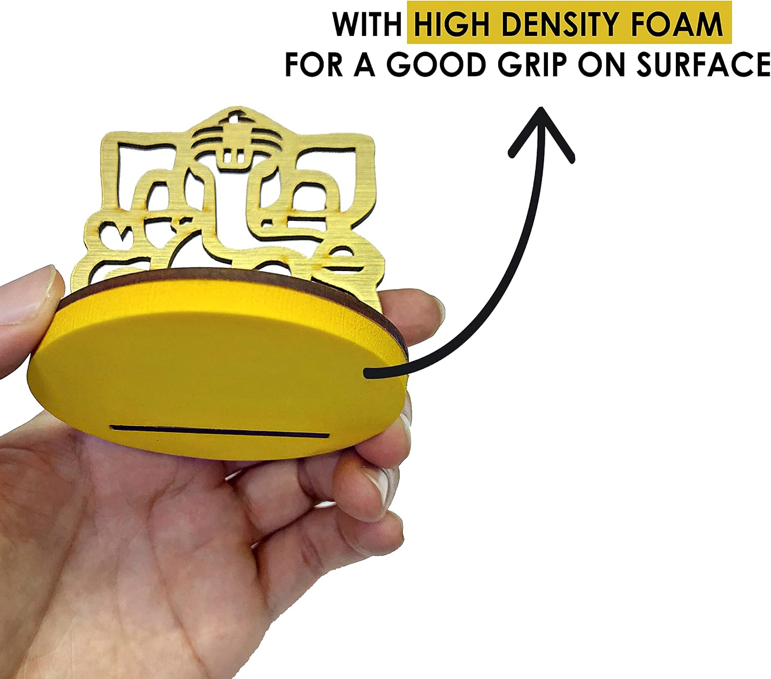 Craftsman Lord Ganesha Diwali Shadow Diya Deepawali Traditional Decorative Diya in God Ganesha Shape for Home/Office. Religious Tea Light Candle Holder Stand. God Statue Ridhi Sidhi Indian Gift Items image 4