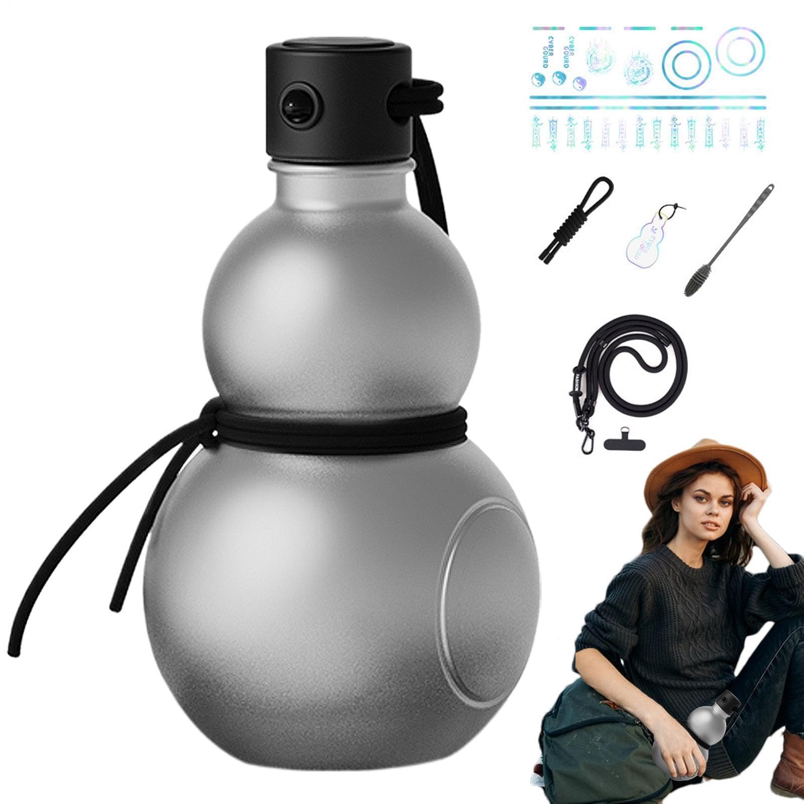 Hervidor Gourde,Botella de agua Botella Forma de calabaza